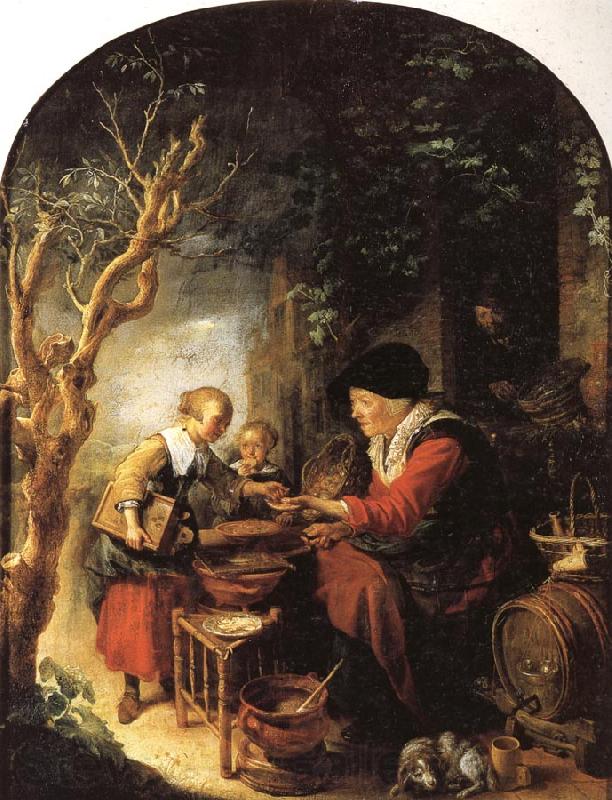 Gerrit Dou The Fritter Seller